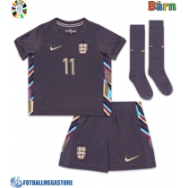 Fotballdrakt Barn England Phil Foden #11 Bortedraktsett EM 2024 Kortermet (+ Korte bukser)